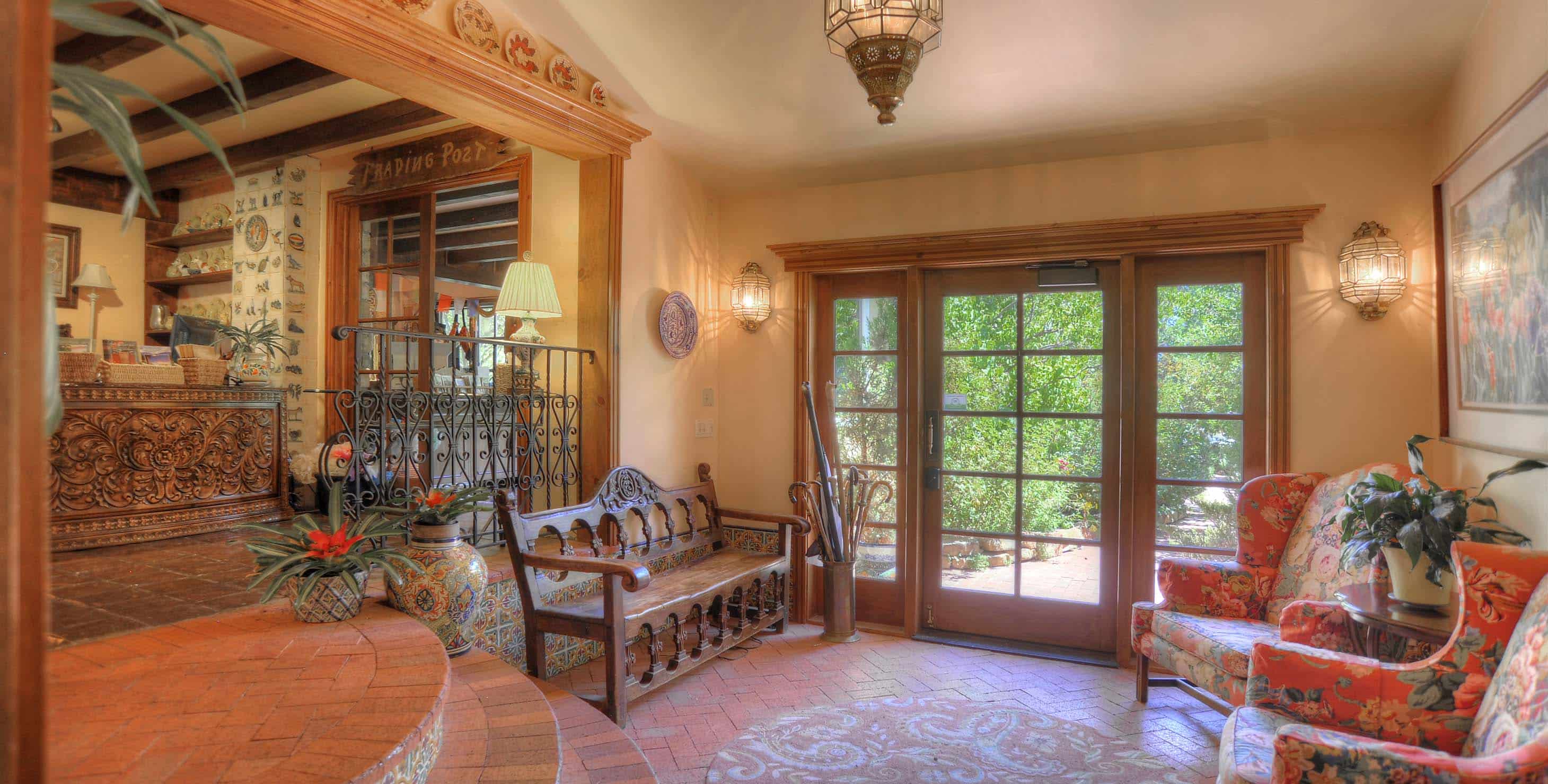 Blue Lake Ranch main entry foyer